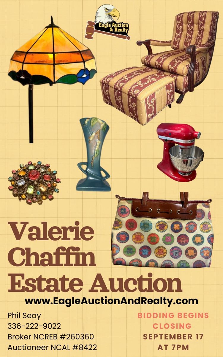 Chaffin Estate Auction flyer