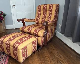 rocking chair and footstool 