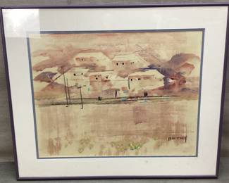 Alfred Birdsey Watercolor