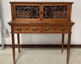 Federal Style Bird's Eye Maple Desk