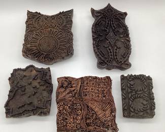Antique Textile Printing Blocks