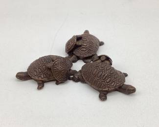 Brass Turtle Paperweight