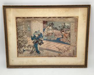 Kunisada (1786-1865) Woodblock Print