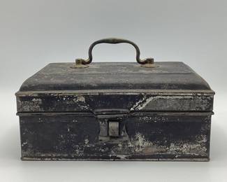 Victorian Tin Spice Box