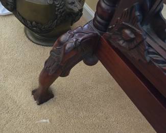 Base of floor mirror