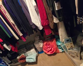 New shower curtains, towels and clothing