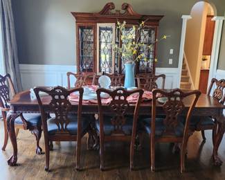 Large Dining Table and Chairs