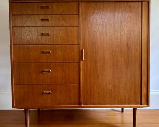 MCM Tambour Door Gentleman's Chest