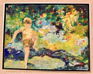 Oil on Canvas, Signed Edith Green