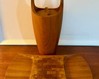 Dansk Ice Bucket & Cutting Board