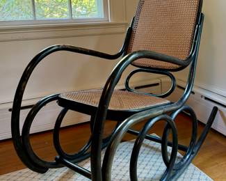 Vintage Thonet Rocking Chair