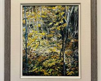 "September Colours" Oil on Canvas, Signed Gwynneth Morais 