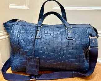 Zilli Crocodile Duffle Bag