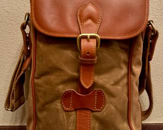 Mulholland Canvas & Leather Wine Tote