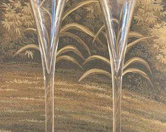 Simon Pearce Champagne Flutes
