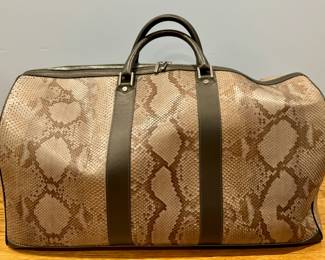 Zilli Python Duffle Bag