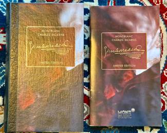 (2) Montblanc Charles Dickens Limited Edition Pens 