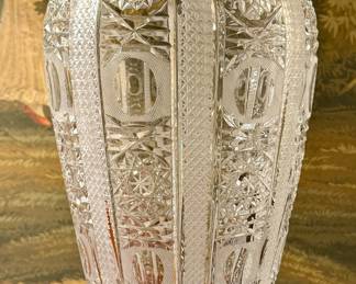 Cut Crystal Vase