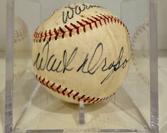 Autographed Walt Dropo Baseball