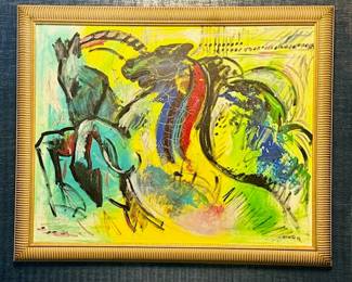 Oil on Canvas, Signed Petinow