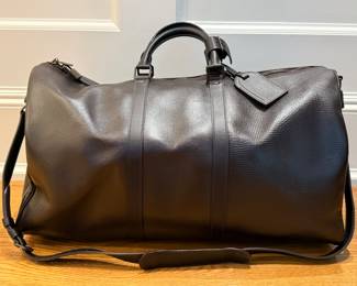 Louis Vuitton Leather Duffle Bag