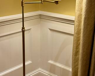 Adjustable Brass Library Lamp