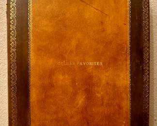 New Leather "Cellar Favorities" Journal