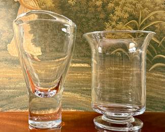 Simon Pearce Vase & Hurricane