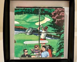 "The Old Course" 62/900 Perpetual Image Block Set by Jeff Samborski