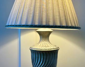 Texturized Silver Table Lamp