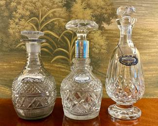 Cut Crystal Decanters