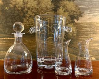 Simon Pearce Decanter, Ice Bucket & Carafes