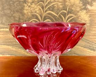 Art Glass Bowl, Signed