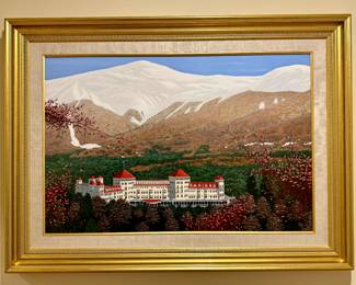 "Mount Washington" Oil on Canvas, Signed James H. Cromartie