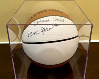 Autographed Robert Parrish Basketball