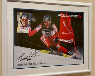 Autographed Bode Miller Poster