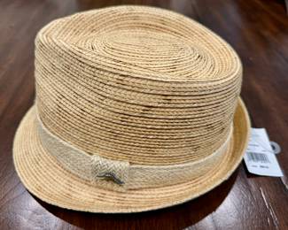 New Tommy Bahama Palm Leaf Fedora Hat