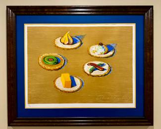 "Crackers" Serigraph 658/800, Signed Wayne Thiebaud 