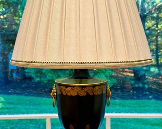 Hand Painted Toleware Table Lamp