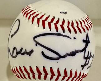 Autographed Luis Tiant Baseball