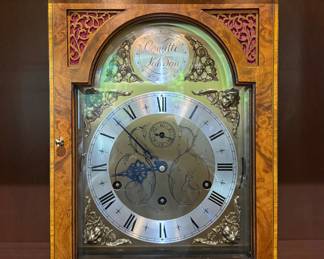 Queen Anne Bracket Clock by Comitti of London with COA