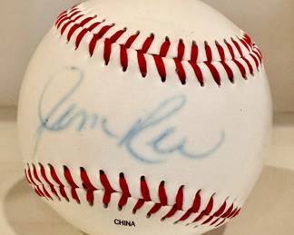 Autographed Jim Rice Baseball