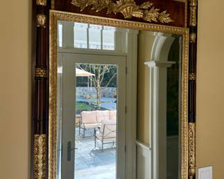 Carved Gold Gilt Foyer Mirror