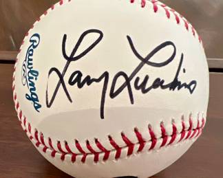 Autographed Larry Lucchino Baseball