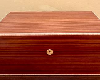 Custom Made Michael Dixon Inlaid Exotic Wood Humidor