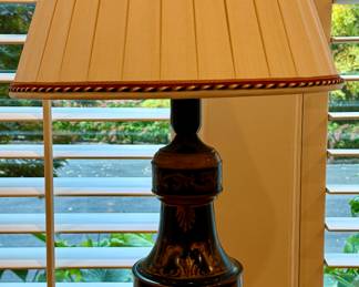 Arrowsmith Decorated Toleware Lamp