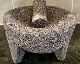 Lava Rock Mortar & Pestle