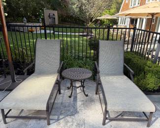 (4) Brown Jordan Lounge Chairs