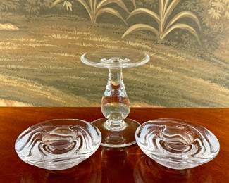 Simon Pearce Votives & Pillar Candle Holder