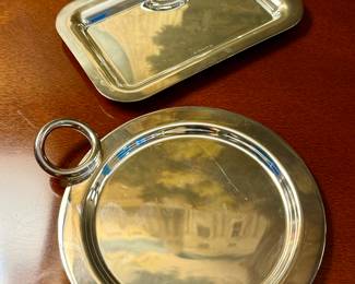 Christofle Business Card & Trinket Trays 